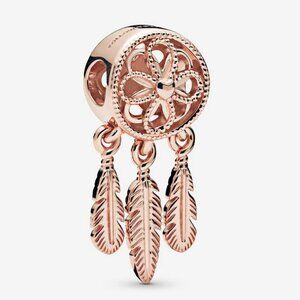 🌺Pandora Rose Gold Spiritual Dreamcatcher Charm